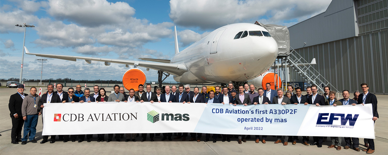 CDB Aviation Takes Delivery of First A330 P2F Freighter